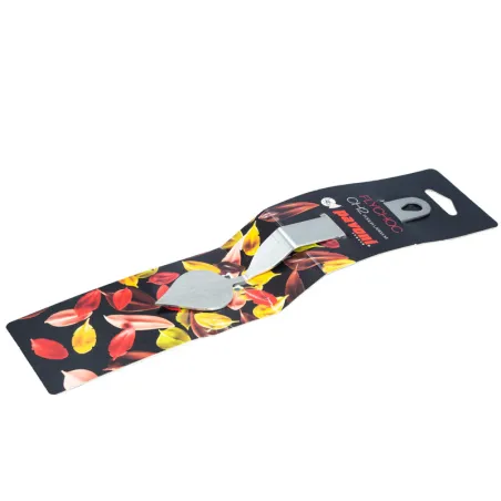 Spatula for chocolate decorations "leaf" medium