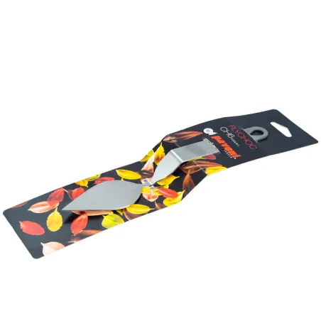 Spatula for chocolate decorations "narrow leaf" large