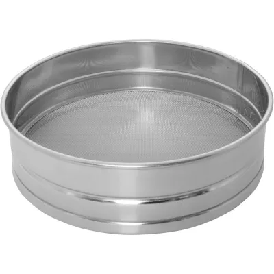Sieb mit Rahmen aus Edelstahl, Ø 22 cm / 0.84 mm