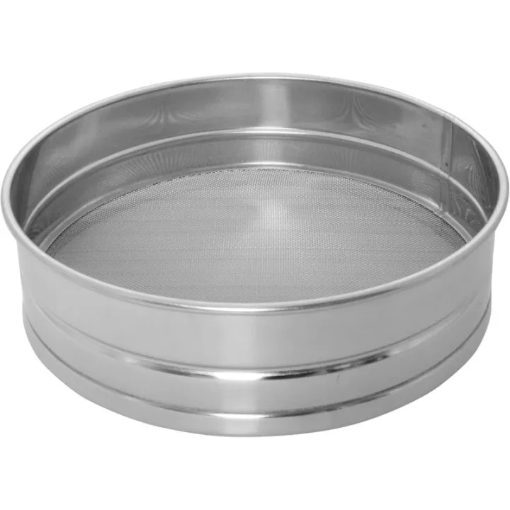 Sieb mit Rahmen aus Edelstahl, Ø 22 cm / 0.84 mm