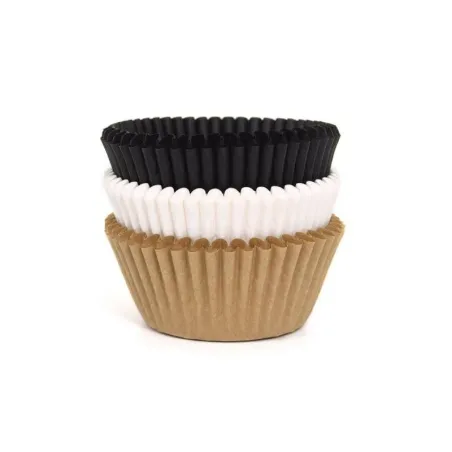Moules à cupcakes nature, 75 pièces
