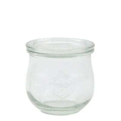 WECK Tulpen-Gläser 370 ml, 6 Stück inkl. Glasdeckel