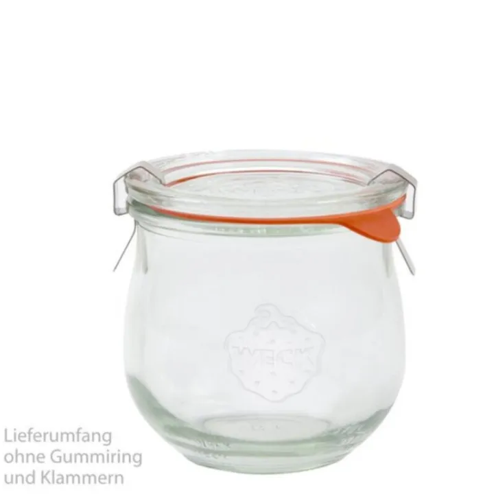 Barattoli WECK a tulipano da 370 ml, 6 pezzi incl. coperchi in vetro