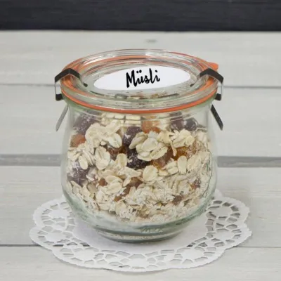 WECK Tulpen-Gläser 370 ml, 6 Stück inkl. Glasdeckel