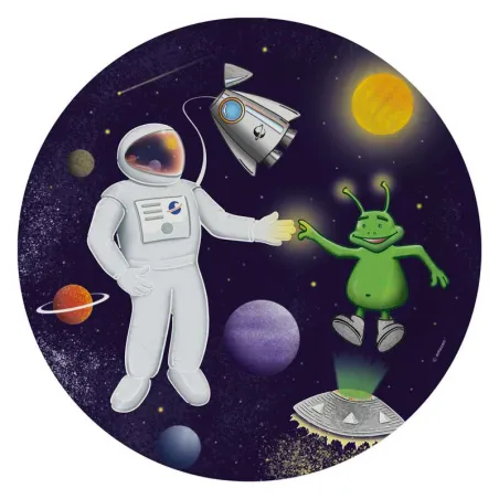 Paper plate space, 8 pieces