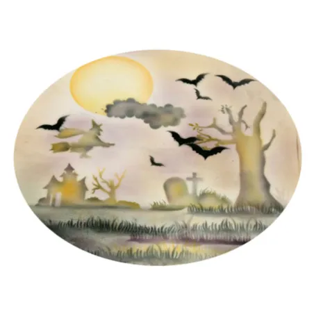Aerografo Stencil Halloween - torte personalizzate