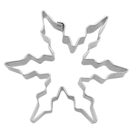 Ice crystal cookie cutter, 6 cm