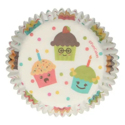 FunCakes cupcake baking cups Party, 48 pieces