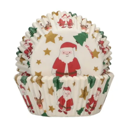 Cupcake baking tins Merry Christmas 48 pieces