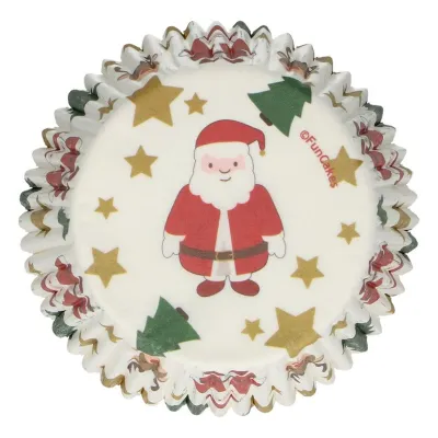 Stampi per cupcake Merry Christmas 48 pezzi