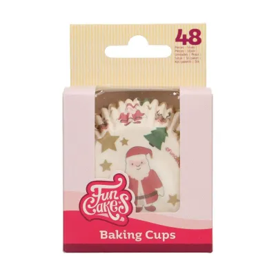 Cupcake Backförmchen Merry Christmas 48 Stück