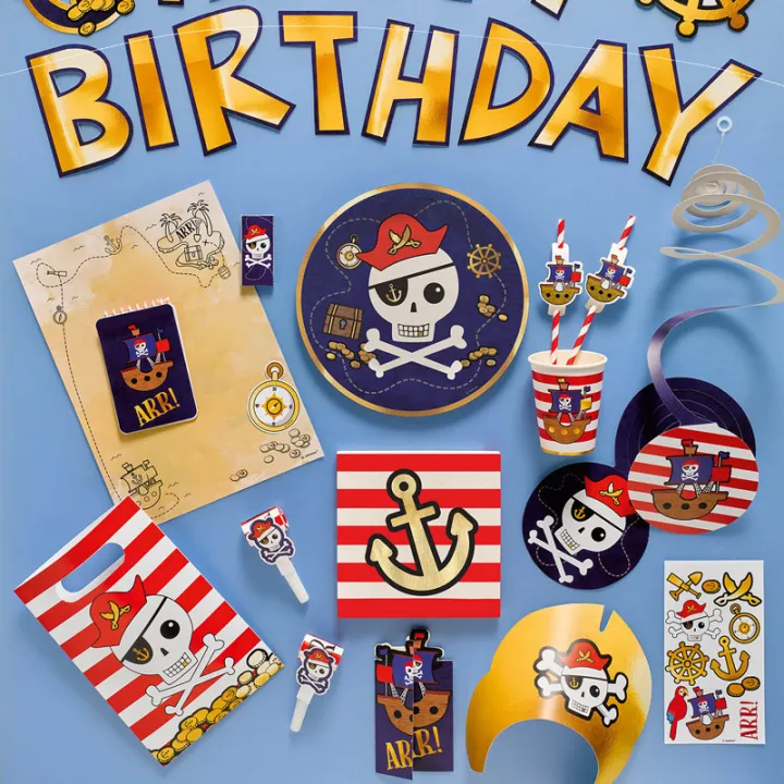 Piraten Tattoos, 11 Stück