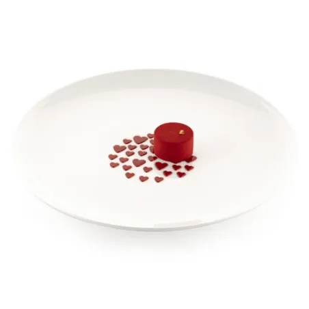 Silicone stencil hearts, 2 pieces