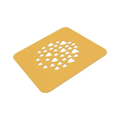 Silicone stencil hearts, 2 pieces