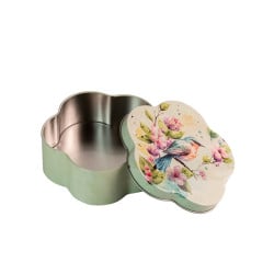 Scatola per biscotti a molla, 123 x 121 x 46 mm