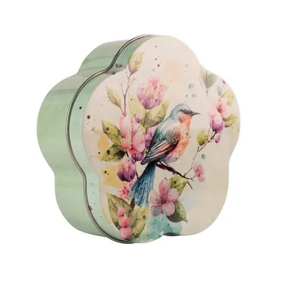 Scatola per biscotti a molla, 123 x 121 x 46 mm