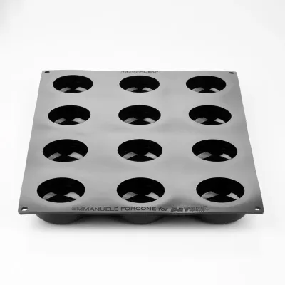 Silikonform Mini-Dessertring, 12 Stück