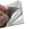 Foglio di alluminio cioccolato argento, 150 pezzi