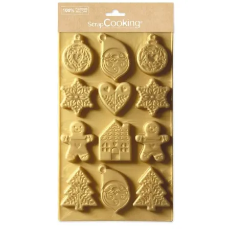 Silicone mold Christmas motifs
