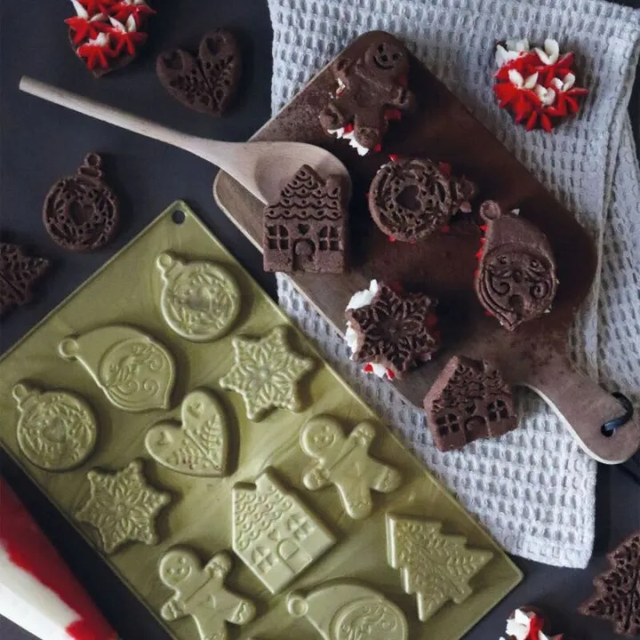 Moule en silicone Motifs de Noël