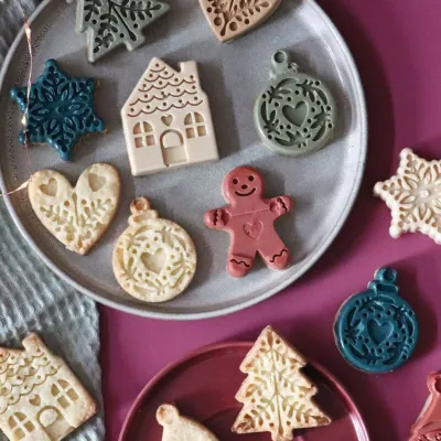 Silicone mold Christmas motifs