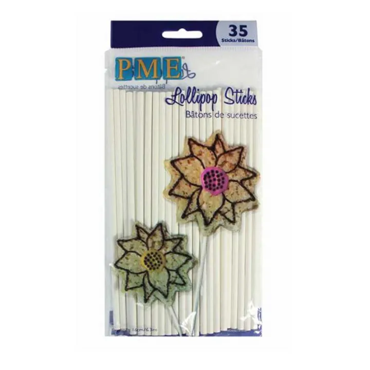 Cake pop sticks 16 cm, 35 pieces
