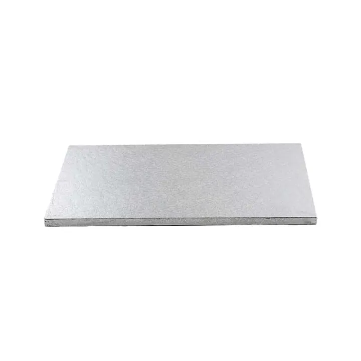 Rectangular cake plate 35 x 25 cm, silver