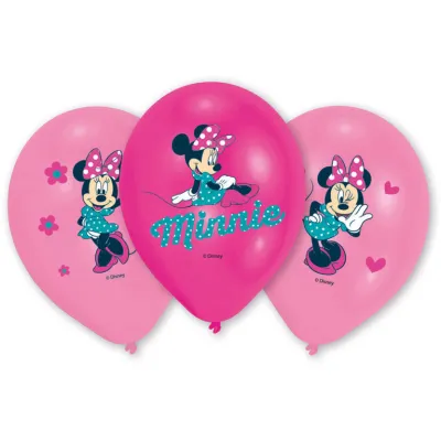Minnie Maus Luftballons, 6 Stück
