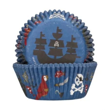 FunCakes cupcake baking cups pirates, 48 pieces