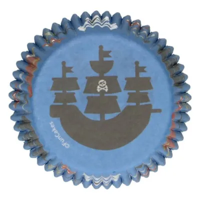 Scatole per cupcake pirata FunCakes, 48 pezzi