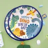 Piatto di carta dino Ø 23 cm, 8 pezzi