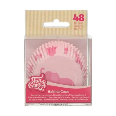 FunCakes Cupcakes baking cups baby pink, 48 pieces