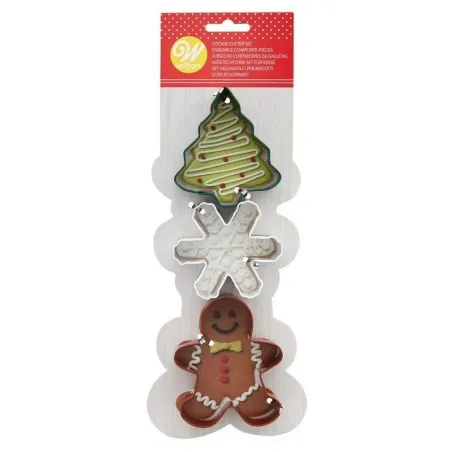 Wilton winter cookie cutter set, 3 pieces