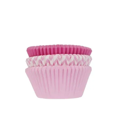 Cupcake Förmchen Pink, 75 Stück
