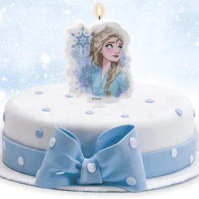Ice Queen 2-Elsa candle, 6 x 7.5 cm