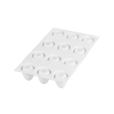Silicone mold egg small, 12 pieces