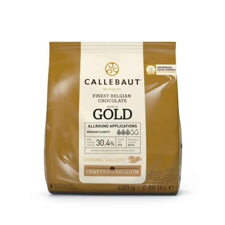 Chocolat Callebaut Gold 30.4%, 400 g