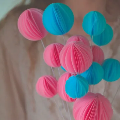 Colored edible paper, 10 pieces