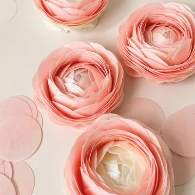 Colored edible paper, 10 pieces