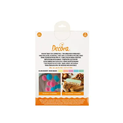 Colored edible paper, 10 pieces