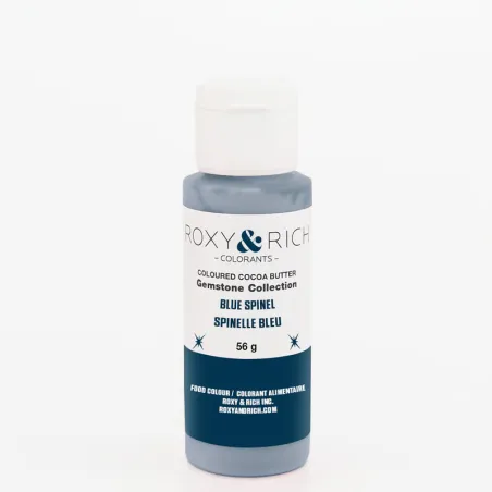 Cocoa butter gemstone blue for pralines and chocolate