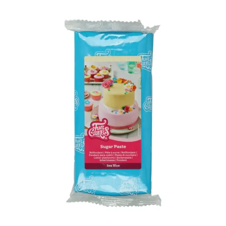 FunCakes Sea Blue rolled fondant, 1 kg