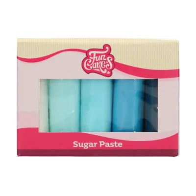 FunCakes Rollfondant Multipack Blautöne, 5x100g