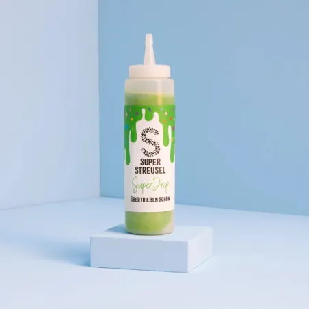 Super Streusel Drip Cake Glaçage vert, 300 g