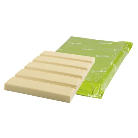 Vegan white Felchlin couverture 38 %, 2,5 kg, biologico