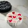 Silicone mold hearts Eros Ø 18 cm