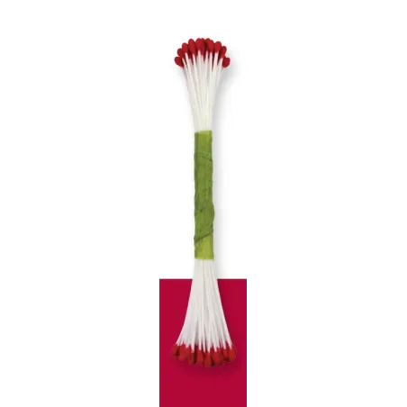 Flower pollen small red, 50 pieces