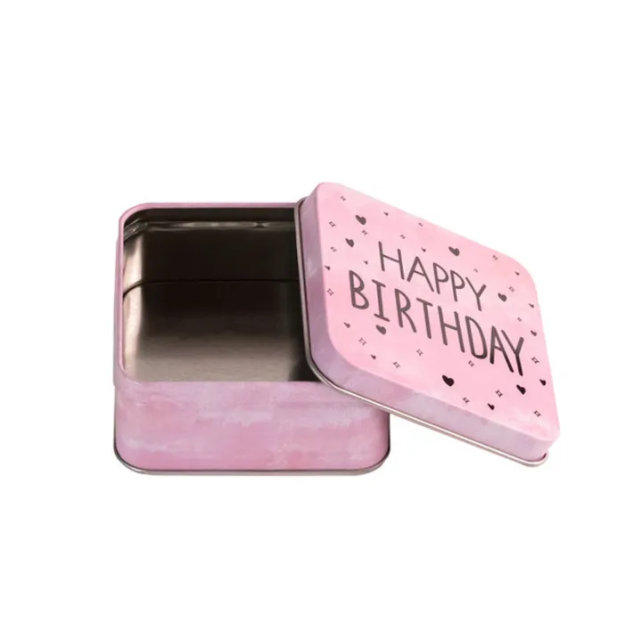 Scatola regalo Happy Birthday, 87 x 87 x 40 mm