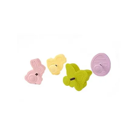 Set d'emporte-pièces de Pâques avec Éjecteur, 4 pièces