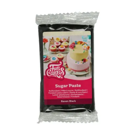 FunCakes Fondant roulé Raven Black, 250 g